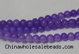 CCN09 15.5 inches 4mm round candy jade beads wholesale