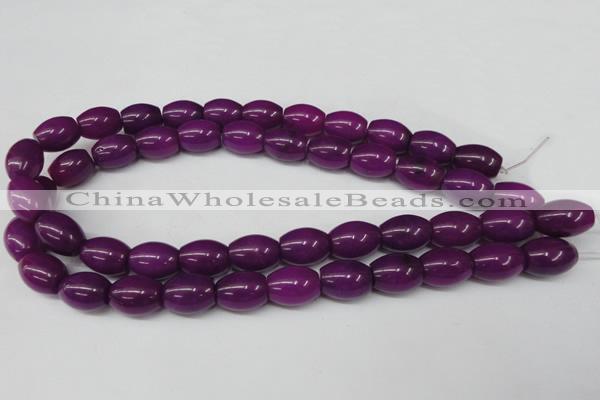 CCN115 15.5 inches 12*16mm rice candy jade beads wholesale