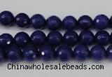 CCN1213 15.5 inches 8mm faceted round candy jade beads wholesale