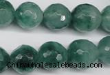 CCN1286 15.5 inches 14mm faceted round rainbow candy jade beads