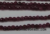 CCN1312 15.5 inches 3mm faceted round candy jade beads wholesale