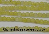 CCN1321 15.5 inches 4mm faceted round candy jade beads wholesale