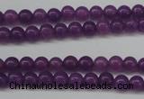 CCN1340 15.5 inches 4mm round candy jade beads wholesale