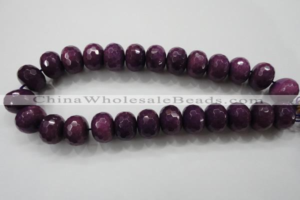 CCN1379 15.5 inches 15*20mm faceted rondelle candy jade beads