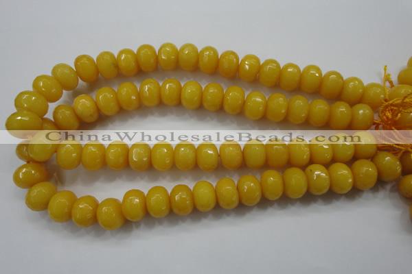 CCN1397 15.5 inches 12*16mm faceted rondelle candy jade beads