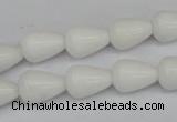 CCN140 15.5 inches 10*14mm teardrop candy jade beads wholesale