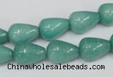 CCN141 15.5 inches 10*14mm teardrop candy jade beads wholesale