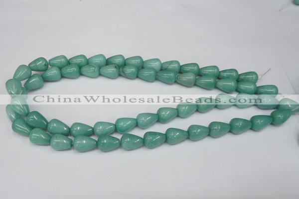 CCN141 15.5 inches 10*14mm teardrop candy jade beads wholesale