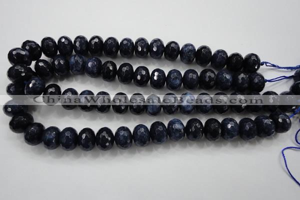 CCN1437 15.5 inches 12*16mm faceted rondelle candy jade beads