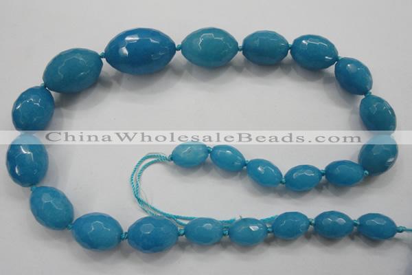 CCN1514 15.5 inches 10*14mm – 20*30mm faceted rice candy jade beads