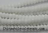 CCN1592 15.5 inches 4*6mm faceted rondelle candy jade beads