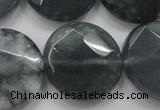 CCN1654 15.5 inches 25mm faceted coin candy jade beads