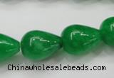 CCN1663 15.5 inches 13*18mm teardrop candy jade beads wholesale