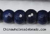 CCN174 15.5 inches 12*16mm faceted rondelle candy jade beads