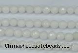 CCN1800 15 inches 4mm faceted round candy jade beads wholesale