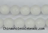 CCN1804 15 inches 12mm faceted round candy jade beads wholesale