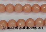 CCN1813 15 inches 10mm faceted round candy jade beads wholesale