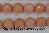 CCN1814 15 inches 12mm faceted round candy jade beads wholesale