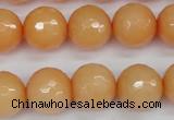 CCN1825 15 inches 14mm faceted round candy jade beads wholesale