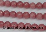 CCN1832 15 inches 8mm faceted round candy jade beads wholesale