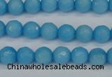 CCN1872 15 inches 8mm faceted round candy jade beads wholesale