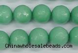 CCN1885 15 inches 14mm faceted round candy jade beads wholesale