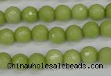 CCN1902 15 inches 8mm faceted round candy jade beads wholesale