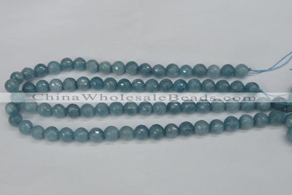 CCN1913 15 inches 10mm faceted round candy jade beads wholesale