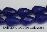 CCN192 15.5 inches 10*14mm faceted teardrop candy jade beads