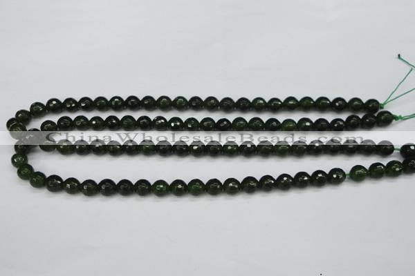 CCN1922 15 inches 8mm faceted round candy jade beads wholesale