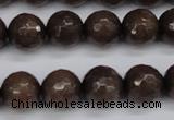 CCN1934 15 inches 12mm faceted round candy jade beads wholesale