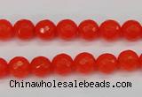 CCN1952 15 inches 8mm faceted round candy jade beads wholesale