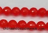 CCN1953 15 inches 10mm faceted round candy jade beads wholesale