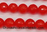 CCN1954 15 inches 12mm faceted round candy jade beads wholesale