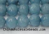 CCN2020 15 inches 14mm faceted round candy jade beads wholesale