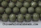 CCN2023 15 inches 6mm faceted round candy jade beads wholesale