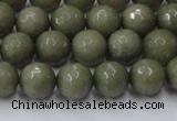 CCN2024 15 inches 8mm faceted round candy jade beads wholesale