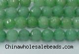 CCN2029 15 inches 4mm faceted round candy jade beads wholesale