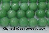 CCN2031 15 inches 8mm faceted round candy jade beads wholesale