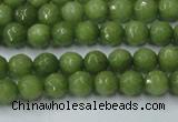 CCN2036 15 inches 4mm faceted round candy jade beads wholesale