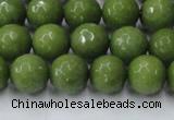 CCN2039 15 inches 10mm faceted round candy jade beads wholesale