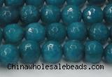 CCN2045 15 inches 8mm faceted round candy jade beads wholesale