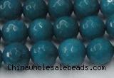 CCN2047 15 inches 12mm faceted round candy jade beads wholesale