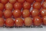 CCN2052 15 inches 8mm faceted round candy jade beads wholesale