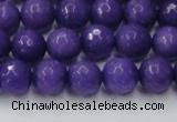CCN2060 15 inches 10mm faceted round candy jade beads wholesale