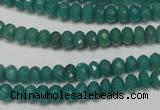 CCN2100 15.5 inches 4*6mm faceted rondelle candy jade beads