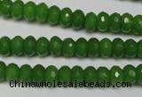 CCN2107 15.5 inches 5*8mm faceted rondelle candy jade beads