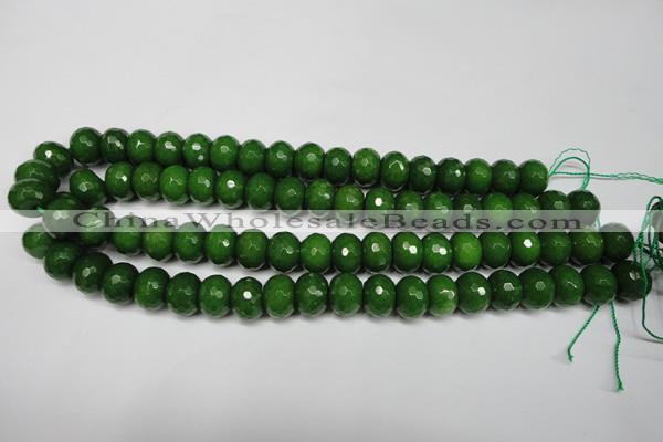 CCN2108 15.5 inches 6*10mm faceted rondelle candy jade beads