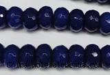 CCN2121 15.5 inches 8*12mm faceted rondelle candy jade beads
