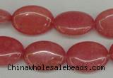 CCN2222 15.5 inches 13*18mm oval candy jade beads wholesale